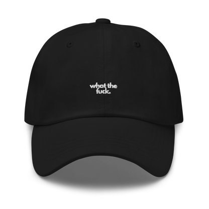 what the fuck. // dark classic cap.