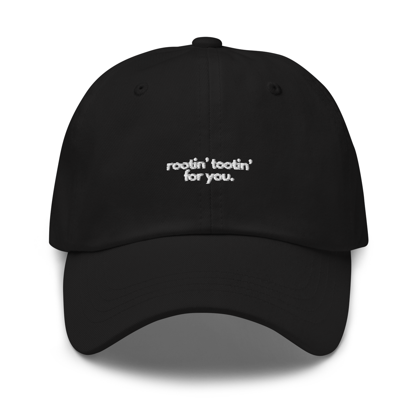 rootin' tootin' for you. // dark classic cap.