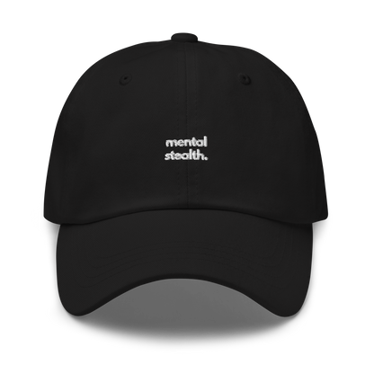 mental stealth. // dark classic cap.