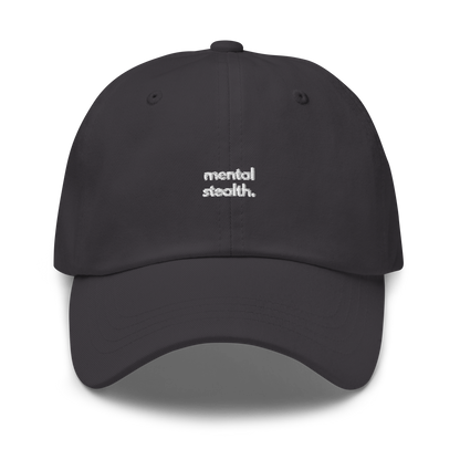 mental stealth. // dark classic cap.