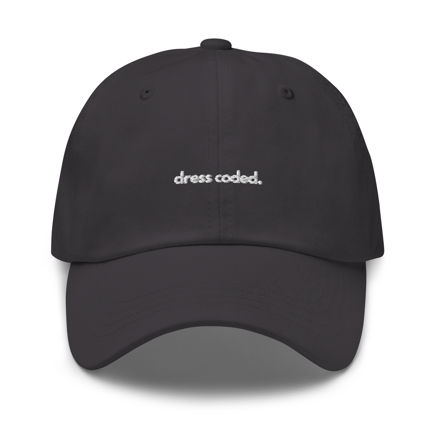 dress coded. // dark classic cap.