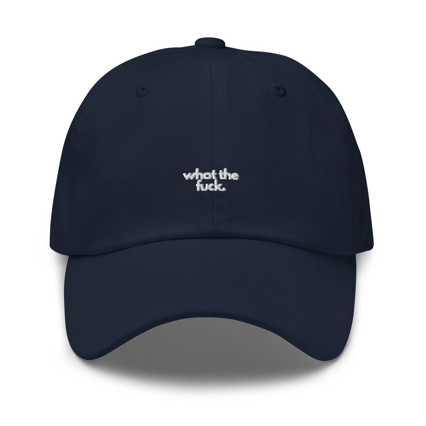 what the fuck. // dark classic cap.