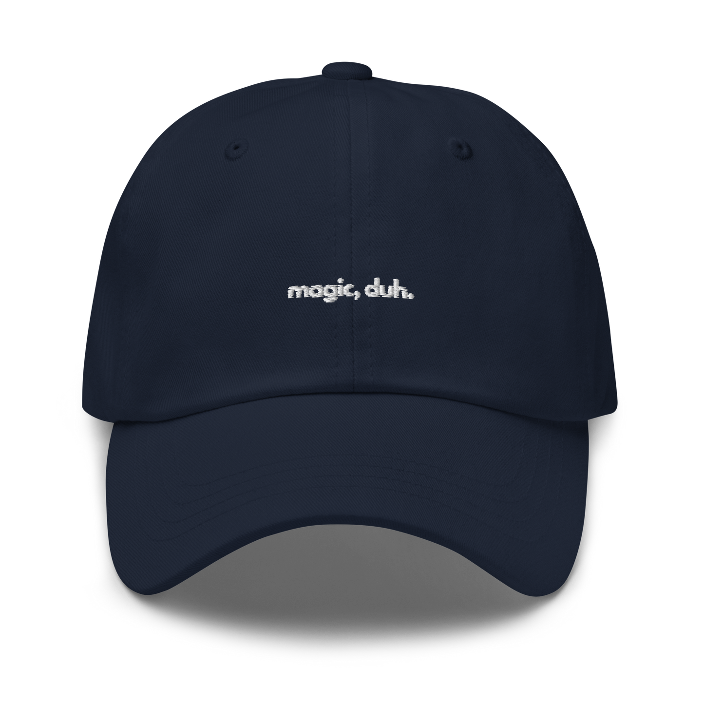 magic, duh. // dark classic cap.