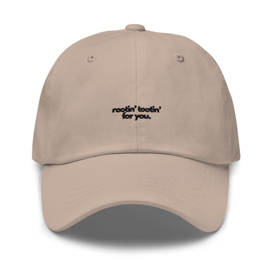 rootin' tootin' for you. // light classic cap.