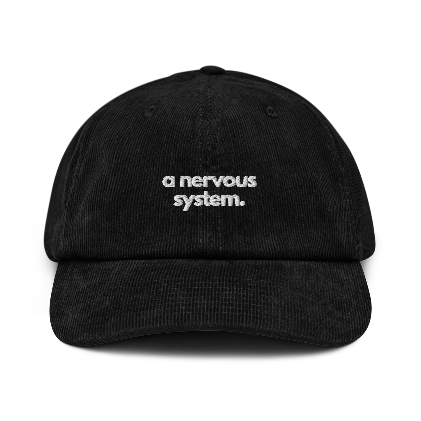 a nervous system. // corduroy cap.