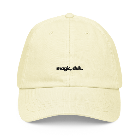 magic, duh. // pastel cap.